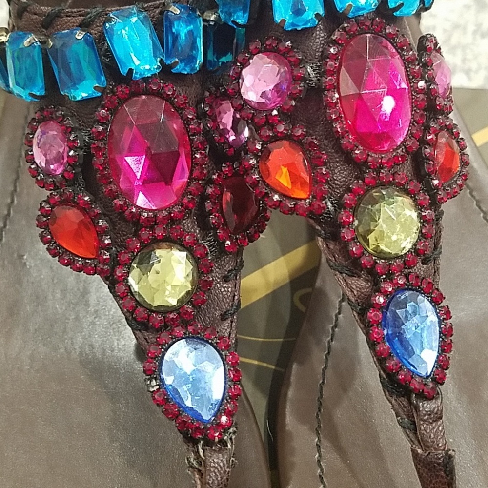 Enzo Angiolini Jeweled Sandal - Picture 5 of 5